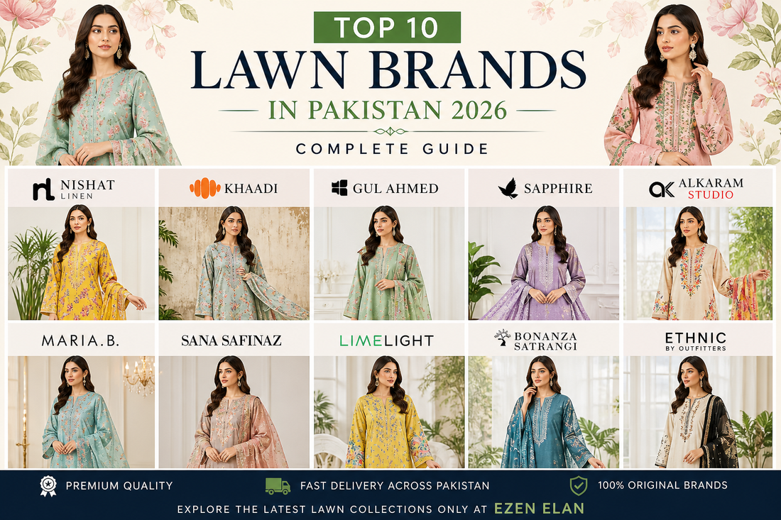 Top 10 Lawn Brands in Pakistan 2026 – Complete Guide