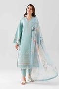 Original Nishat 3 Piece Unstitched - Digital Printed Embroidered Suit - 42601078