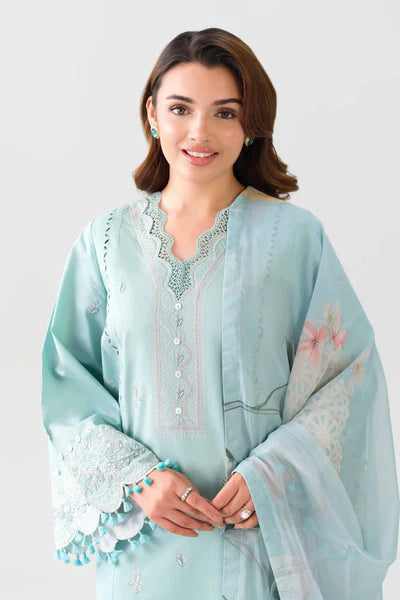 Original Nishat 3 Piece Unstitched - Digital Printed Embroidered Suit - 42601078