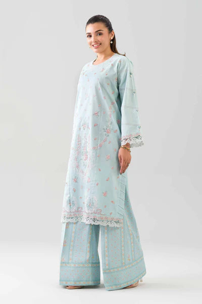Original Nishat 2 Piece Unstitched - Digital Printed Embroidered Suit - 42601087