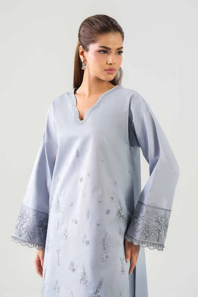 Original Nishat 2 Piece Unstitched - Embroidered Suit - 42601095