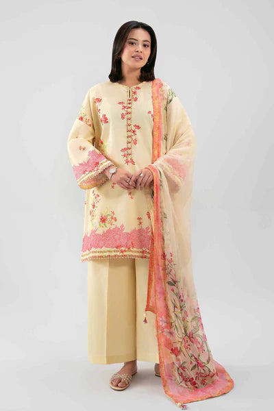 Original Nishat 3 Piece Unstitched - Digital Printed Suit - 42601155