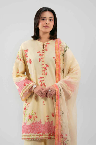 Original Nishat 3 Piece Unstitched - Digital Printed Suit - 42601155