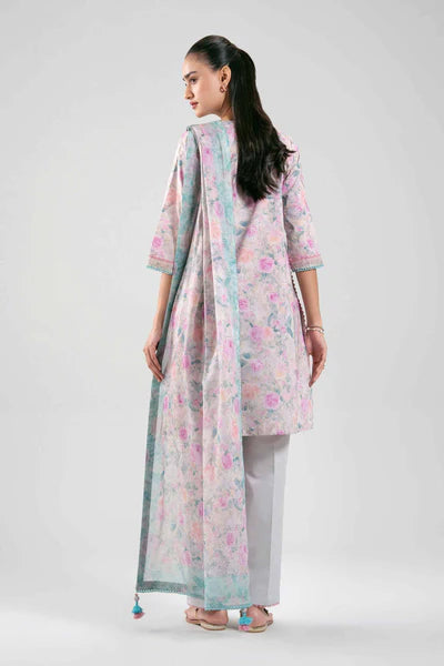 Original Nishat 3 Piece - Digital Printed Embroidered Suit - 42601192
