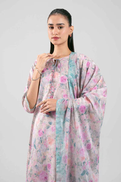 Original Nishat 3 Piece - Digital Printed Embroidered Suit - 42601192