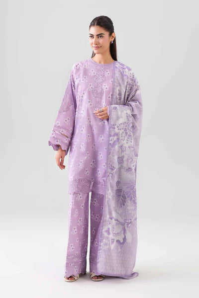 Original Nishat 3 Piece Unstitched Suit – Lilac Pink | 42601207