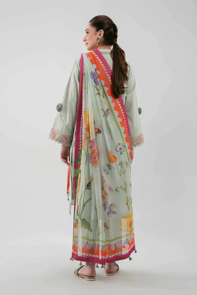 Original Nishat 3 Piece Unstitched - Digital Printed Embroidered Suit - 42601221