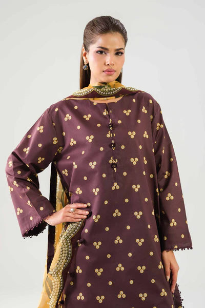 Original Nishat 3 Piece Unstitched - Digital Printed Suit - 42601254