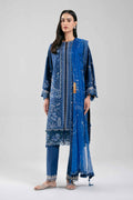 Original Nishat 3 Piece Unstitched Suit - Dark Blue |   42601303