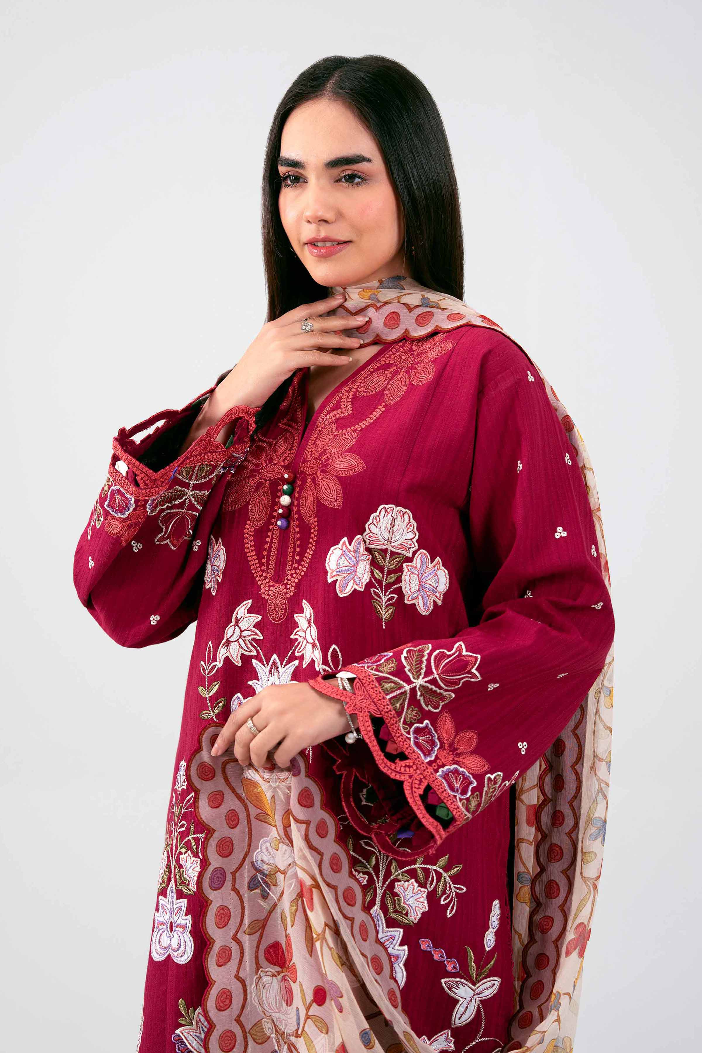 Original Nishat 3 Piece - Digital Printed Embroidered Suit - 42601313 | Buy Online in Pakistan