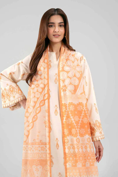 Original Nishat 3 Piece Unstitched Suit – Light Beige | 42601374