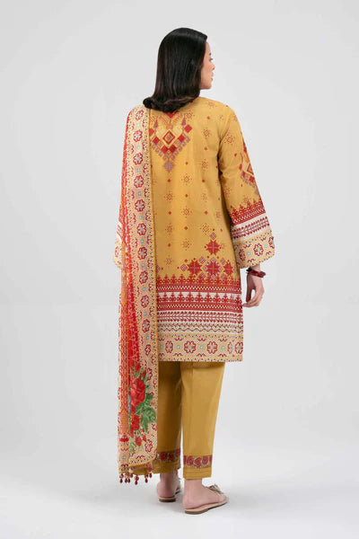 Original Nishat 3 Piece Unstitched - Digital Printed Embroidered Suit - 42601455