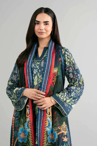 Original Nishat 3 Piece Unstitched - Digital Printed Suit - 42601495
