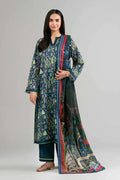 Original Nishat 3 Piece Unstitched - Digital Printed Suit - 42601495