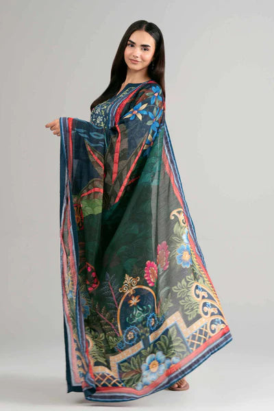Original Nishat 3 Piece Unstitched - Digital Printed Suit - 42601495