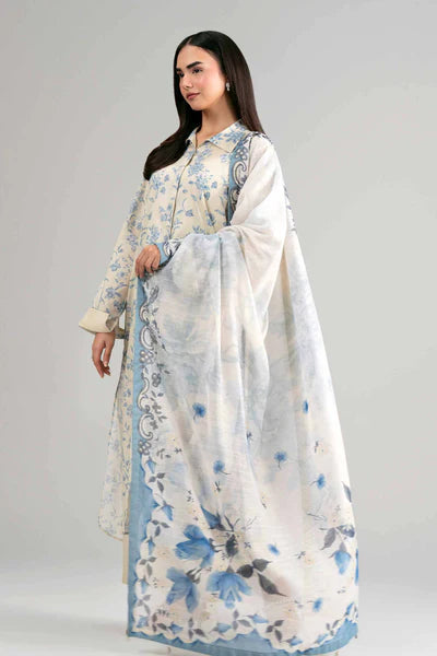 Original Nishat 3 Piece Unstitched - Digital Printed Suit - 42601498