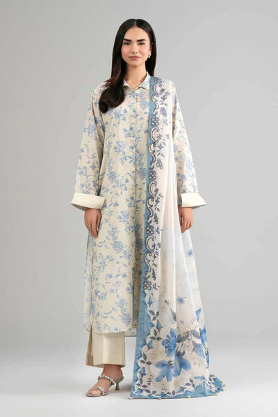 Original Nishat 3 Piece Unstitched - Digital Printed Suit - 42601498