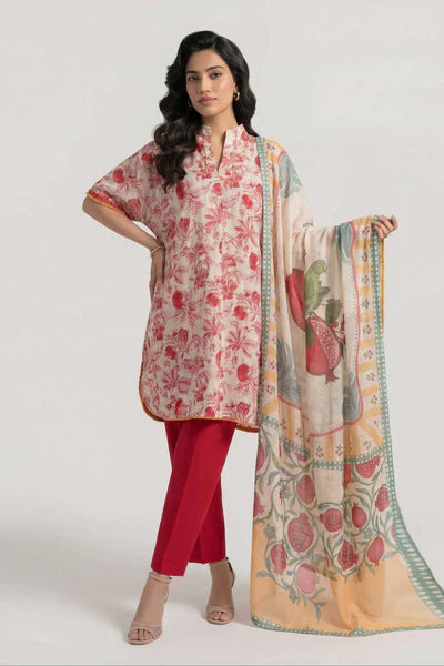 Original Nishat 3 Piece Unstitched - Digital Printed Suit - 42601499