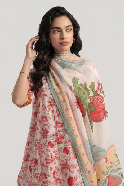 Original Nishat 3 Piece Unstitched - Digital Printed Suit - 42601499