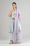 Original Nishat 3 Piece Unstitched - Digital Printed Suit - 42601503