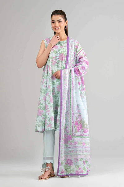 Original Nishat 3 Piece Unstitched - Digital Printed Suit - 42601503