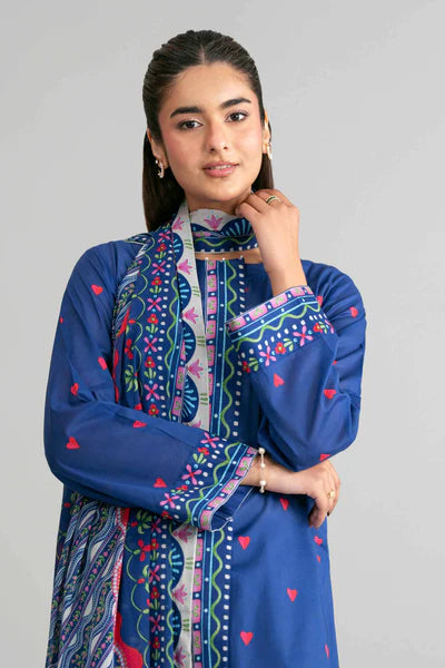 Original Nishat 3 Piece Unstitched - Printed Suit - 42601523