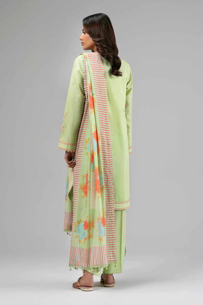 Original Nishat 3 Piece Unstitched - Digital Printed Embroidered Suit - 42601530