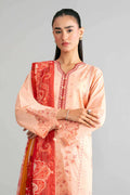 Original Nishat 3 Piece Unstitched - Digital Printed Embroidered Suit - 42601553