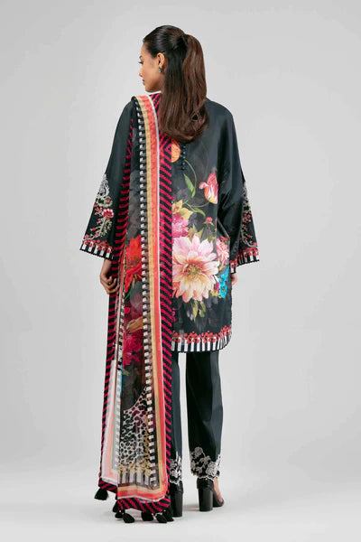 Original Nishat 3 Piece Unstitched - Digital Printed Embroidered Suit - 42601555