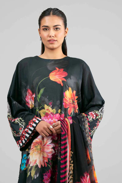 Original Nishat 3 Piece Unstitched - Digital Printed Embroidered Suit - 42601555