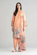 Original Nishat 3 Piece Unstitched - Digital Printed Embroidered Suit - 42601563