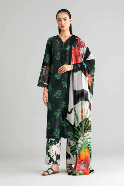 Original Nishat 3 Piece Unstitched - Digital Printed Embroidered Suit - 42601570