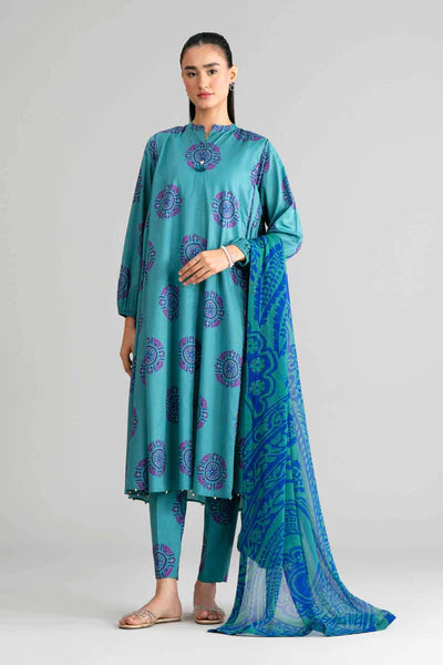 Original Nishat 3 Piece Unstitched - Digital Printed Suit - 42601583