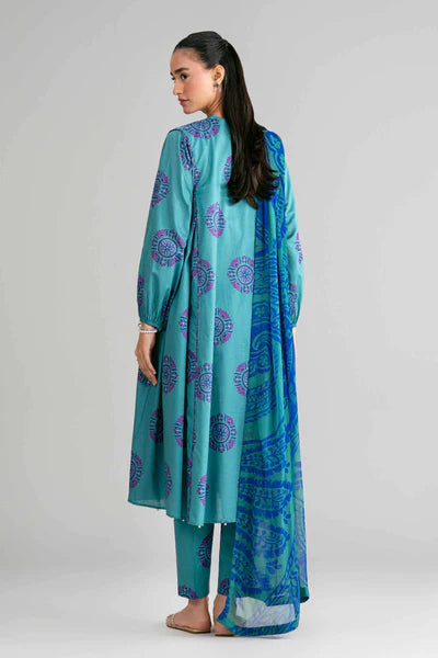 Original Nishat 3 Piece Unstitched - Digital Printed Suit - 42601583