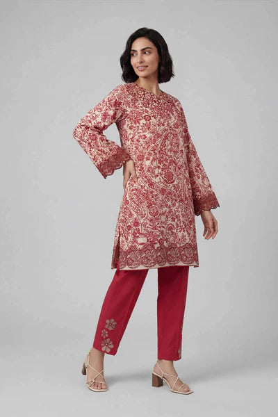 Original Nishat 2 Piece - Printed Embroidered Suit - 42601659 | Buy Online Pakistan