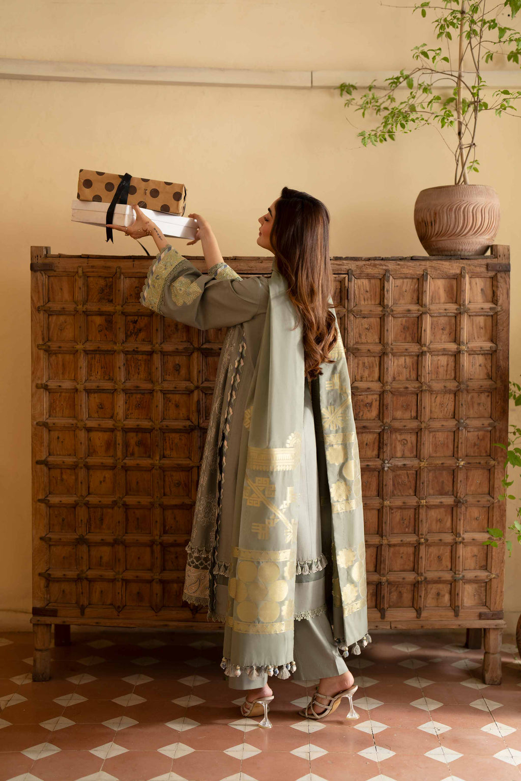 Original Nishat 3 Piece - Embroidered Suit - 42601685 | Buy Online in Pakistan