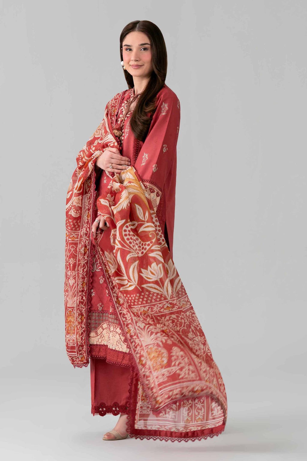 Original Nishat 3 Piece - Digital Printed Embroidered Suit - 42601693 | Buy Online in Pakistan