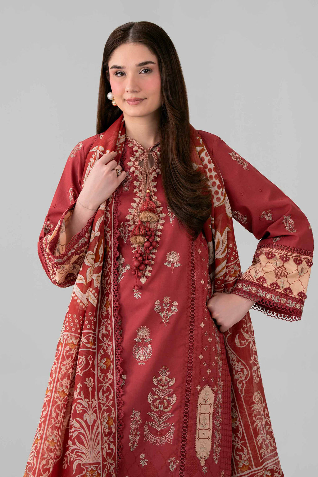Original Nishat 3 Piece - Digital Printed Embroidered Suit - 42601693 | Buy Online in Pakistan