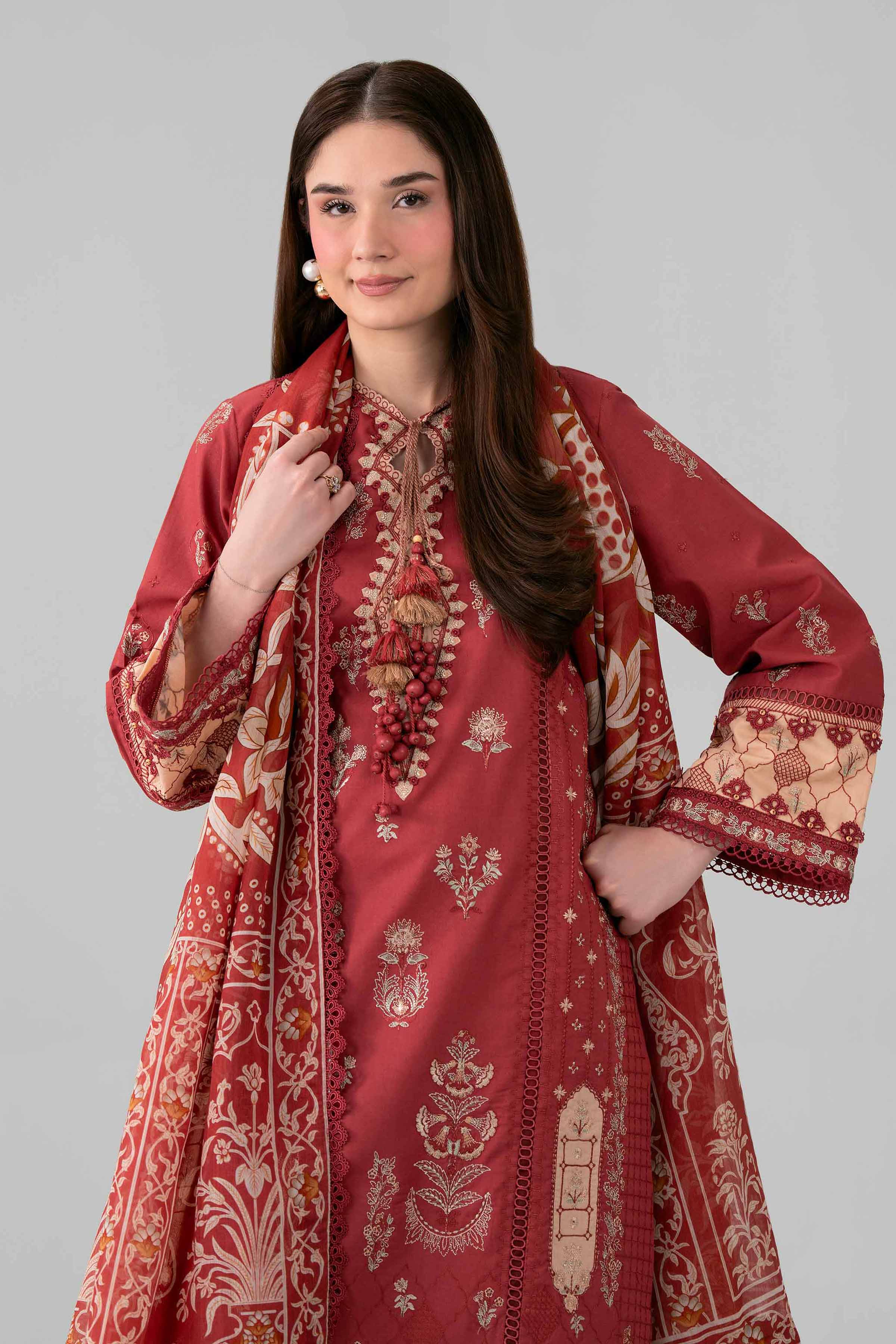 Original Nishat 3 Piece - Digital Printed Embroidered Suit - 42601693 | Buy Online in Pakistan