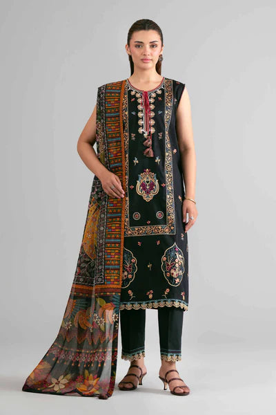 Original Nishat 3 Piece - Digital Printed Embroidered Suit - 42601712 | Buy Online Pakistan