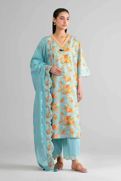 Original Nishat 3 Piece - Printed Embroidered Suit - 42601719 | Buy Online Pakistan