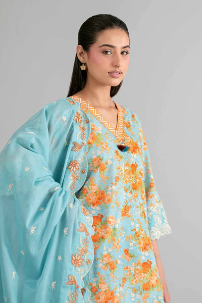 Original Nishat 3 Piece - Printed Embroidered Suit - 42601719 | Buy Online Pakistan