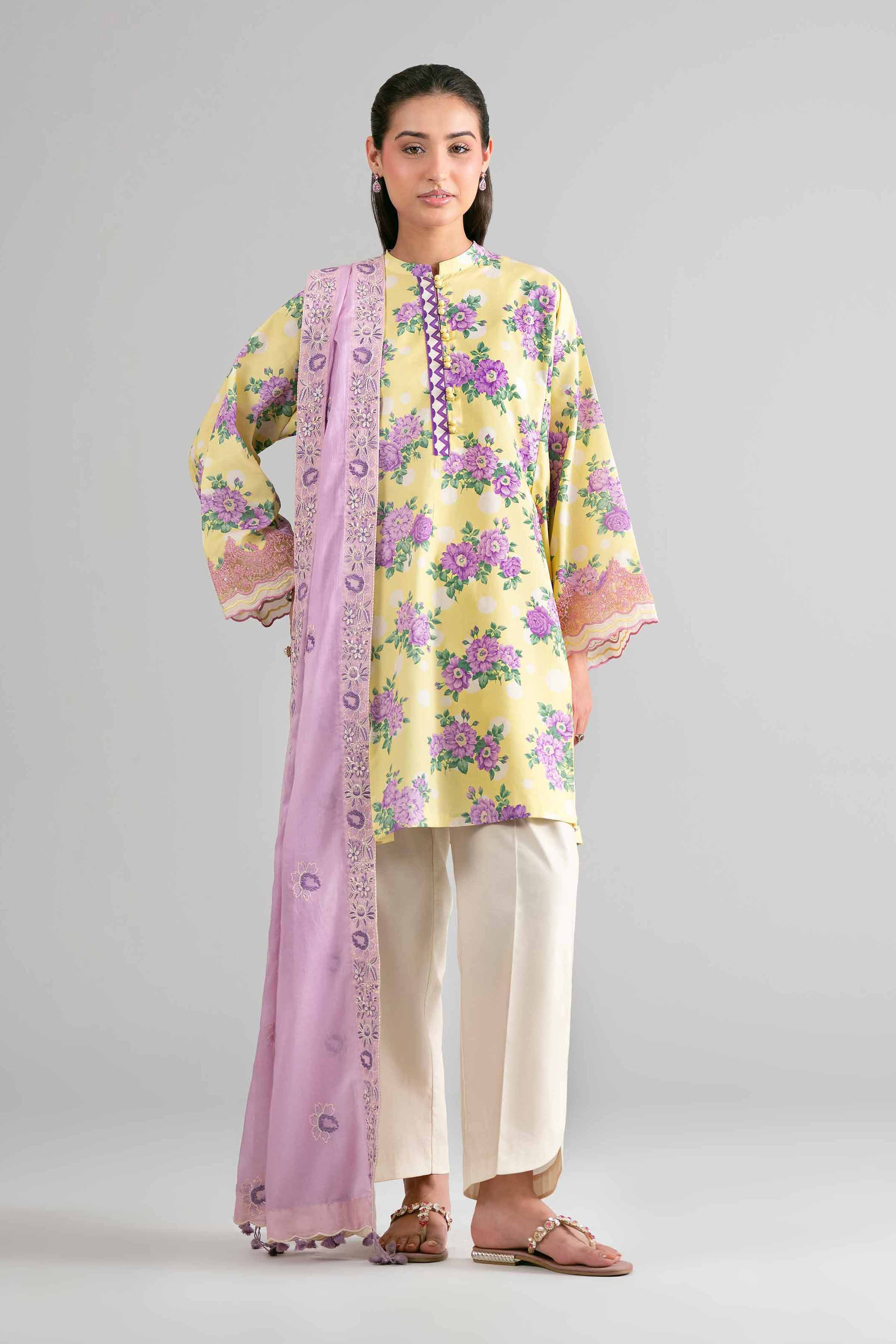 Original Nishat 3 Piece - Printed Embroidered Suit - 42601720 | Buy Online in Pakistan
