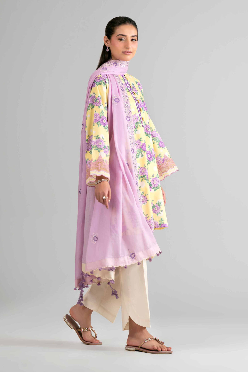Original Nishat 3 Piece - Printed Embroidered Suit - 42601720 | Buy Online in Pakistan