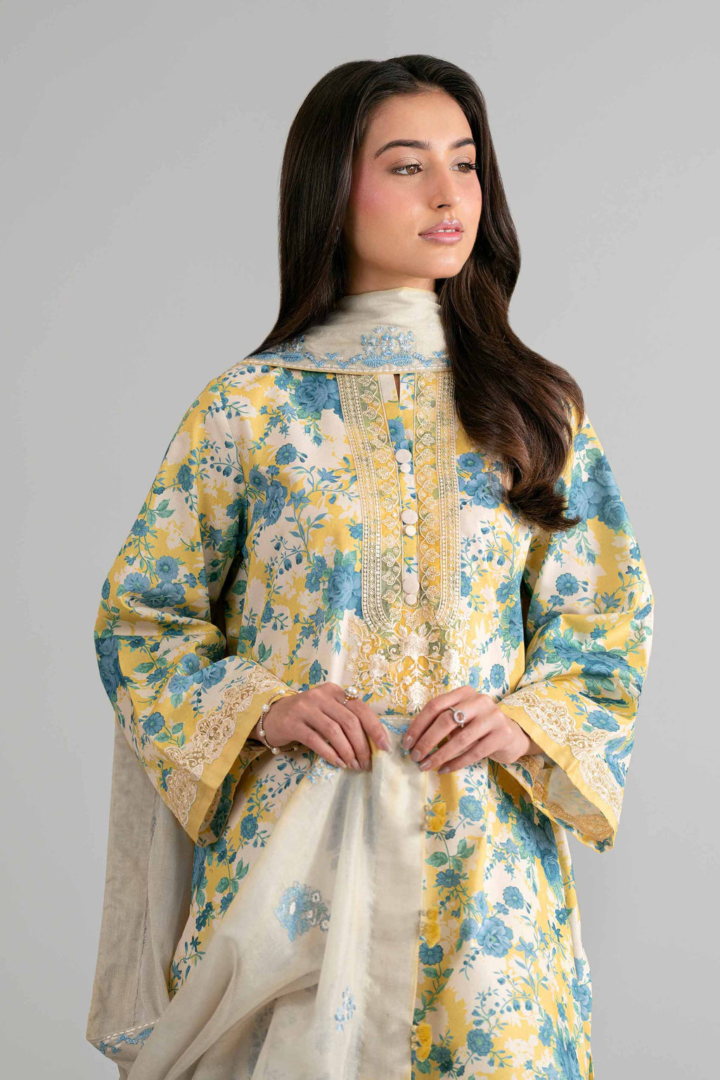 Original Nishat 3 Piece - Printed Embroidered Suit - 42601723 | Buy Online in Pakistan