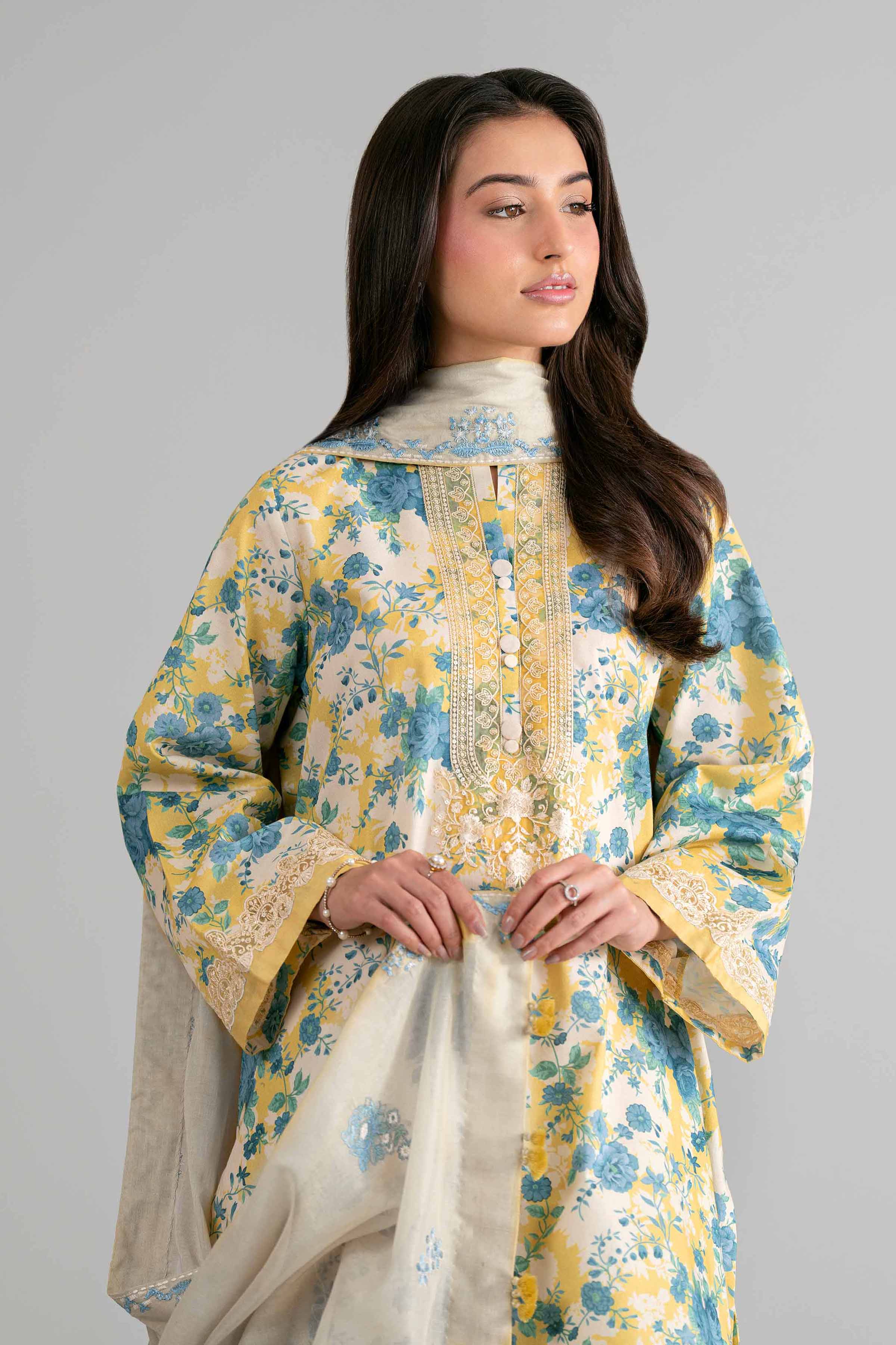 Original Nishat 3 Piece - Printed Embroidered Suit - 42601723 | Buy Online in Pakistan