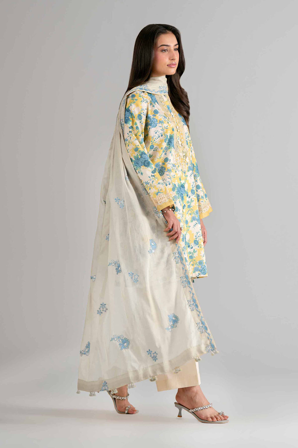 Original Nishat 3 Piece - Printed Embroidered Suit - 42601723 | Buy Online in Pakistan