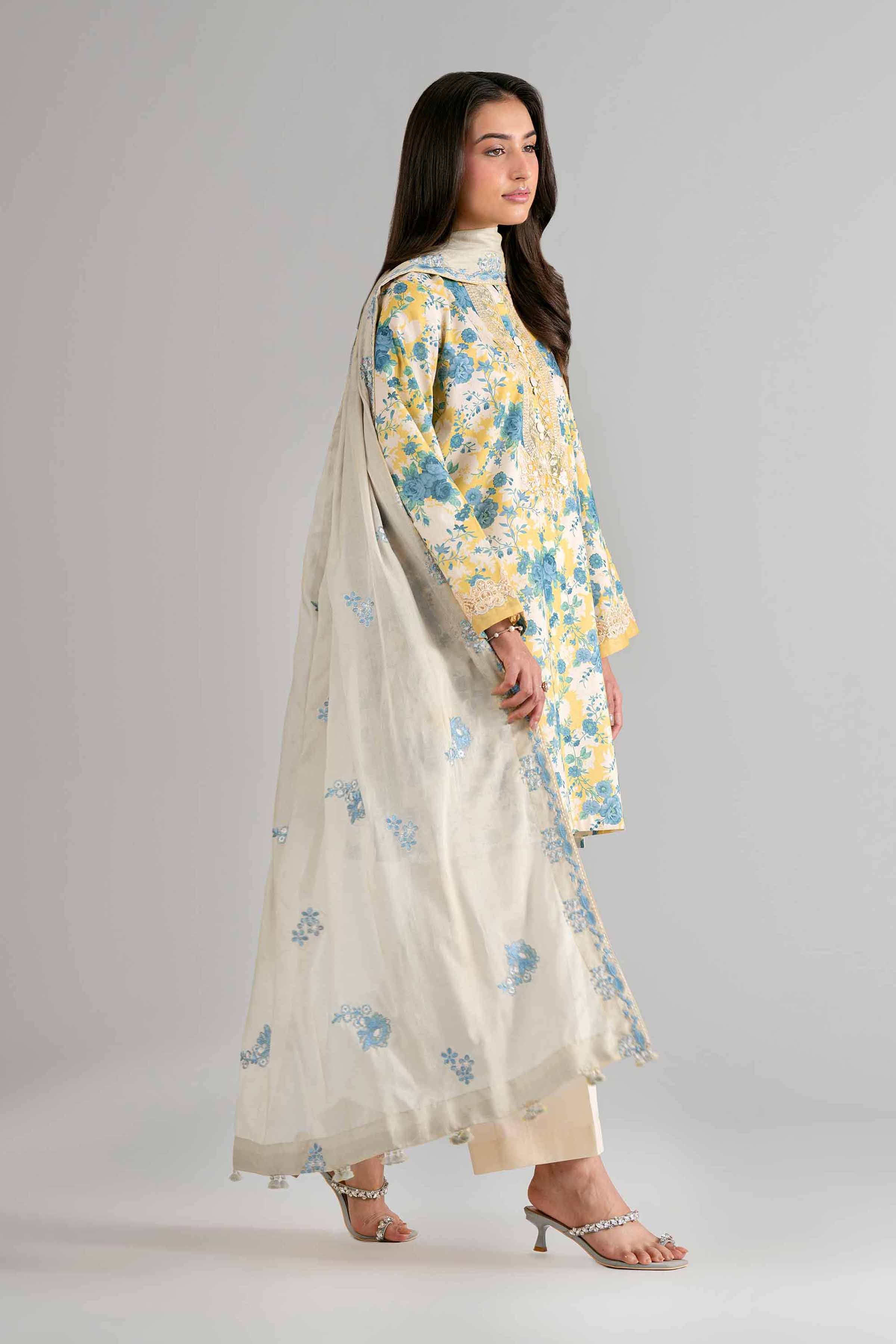 Original Nishat 3 Piece - Printed Embroidered Suit - 42601723 | Buy Online in Pakistan