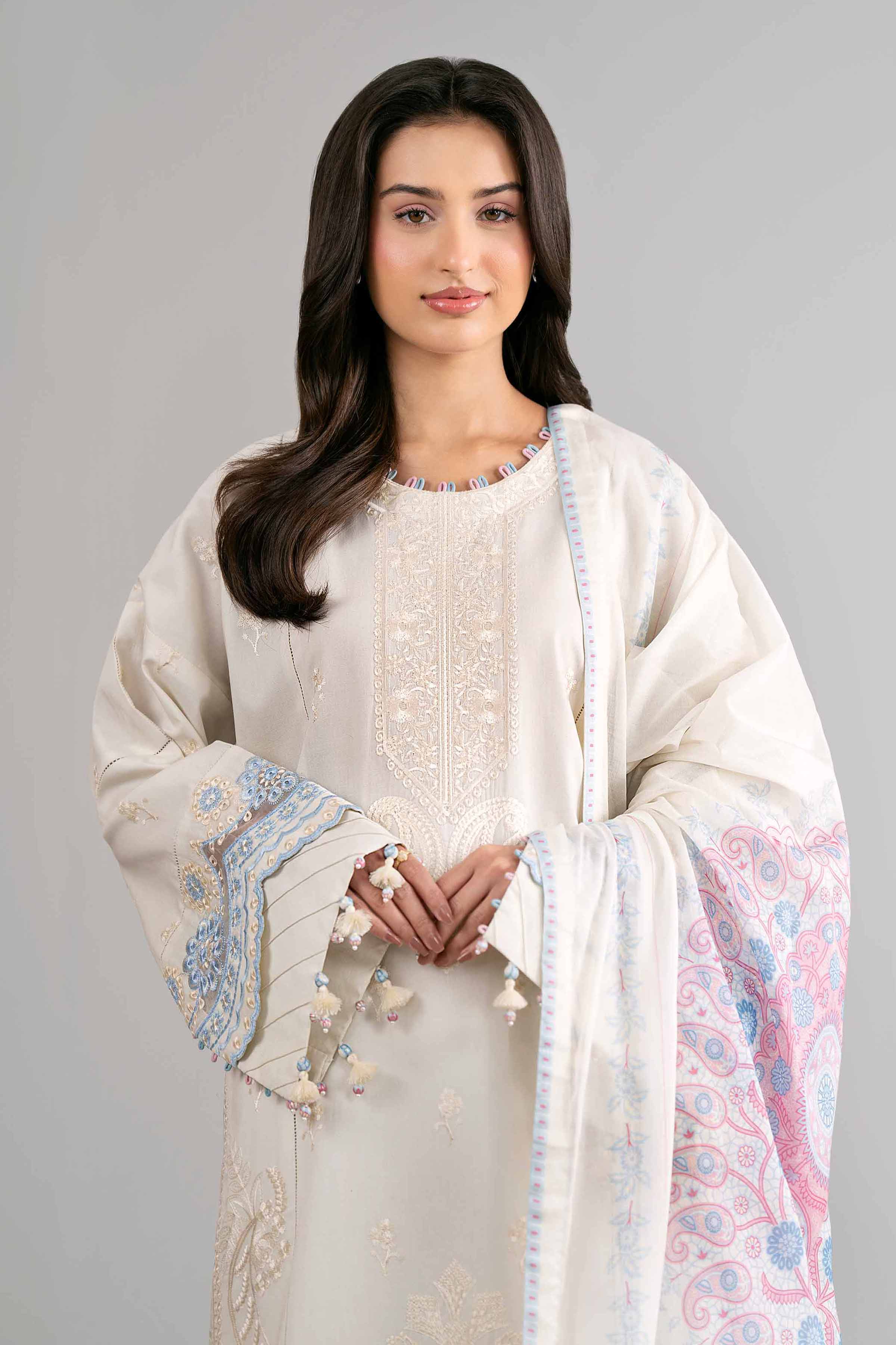 Original Nishat 3 Piece - Digital Printed Embroidered Suit - 42601735 | Buy Online in Pakistan