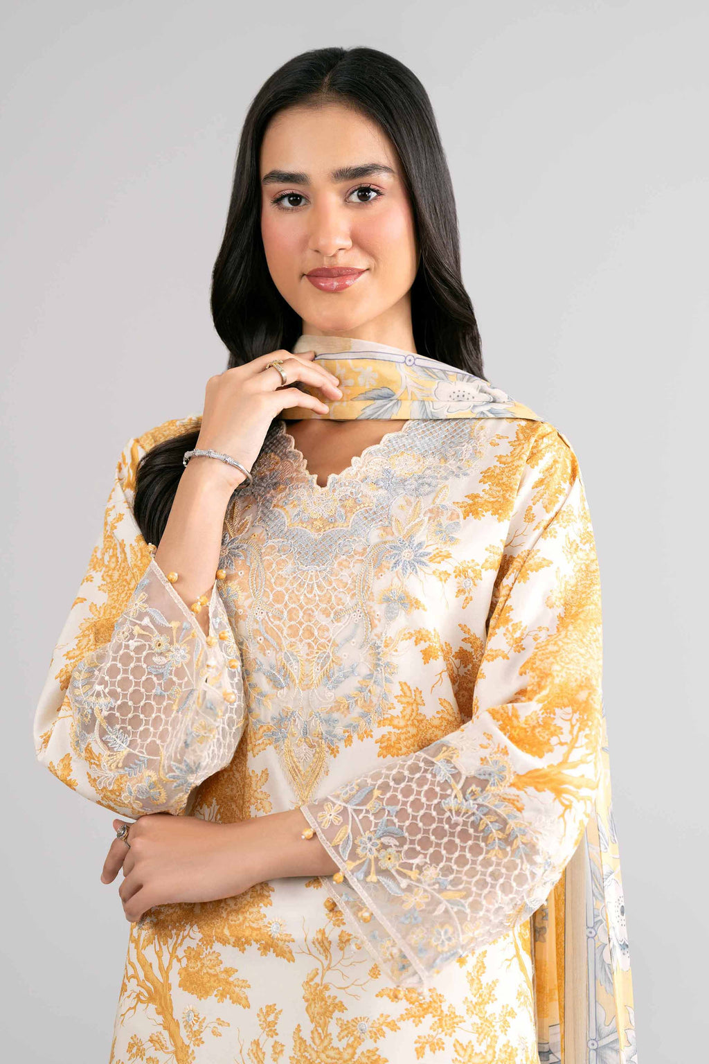Original Nishat 3 Piece - Digital Printed Embroidered Suit - 42601740 | Buy Online in Pakistan